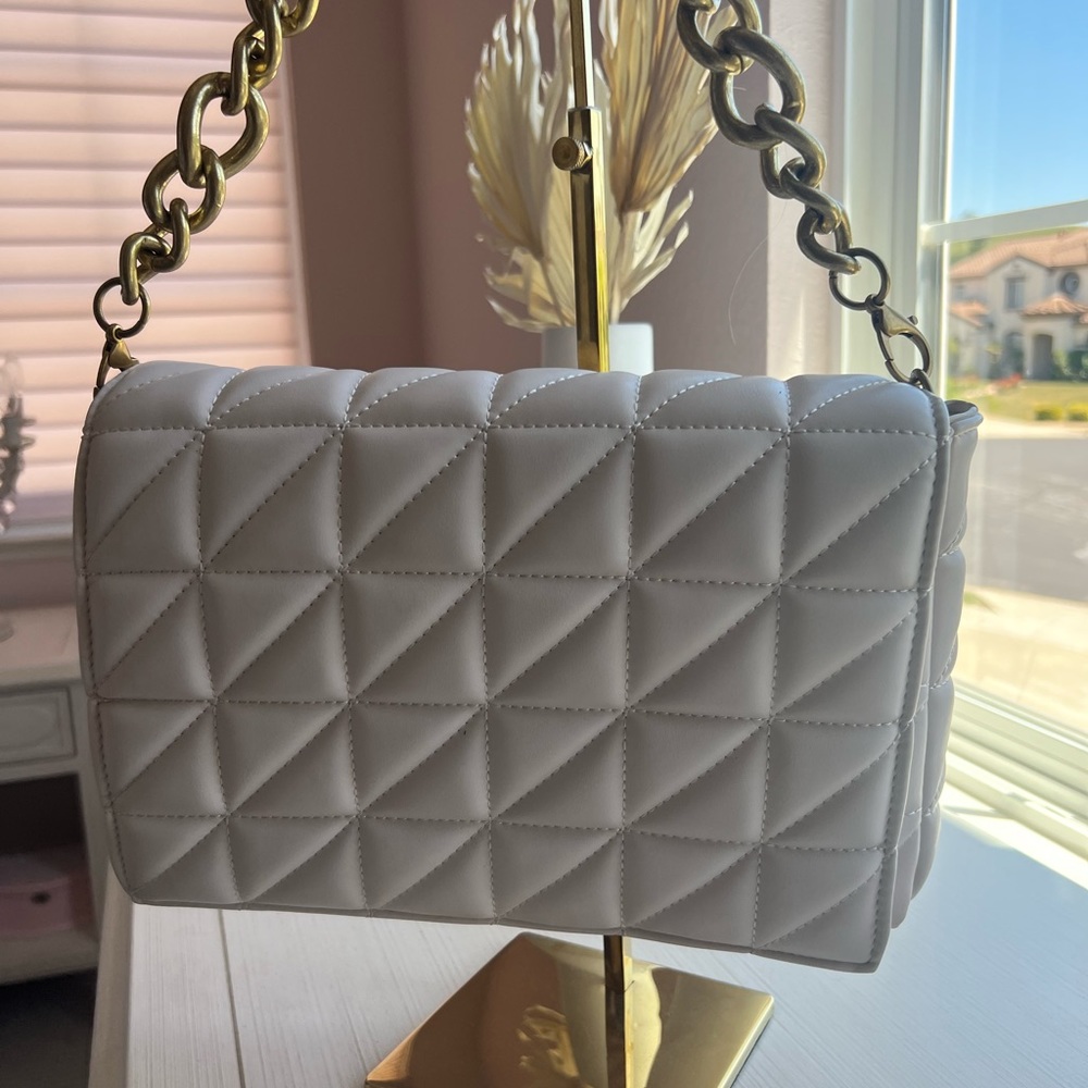 Zara Quilted Bag with Chain